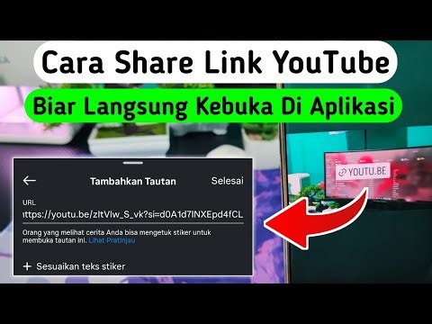 Cara Share Link YouTube Langsung Terbuka di Aplikasi