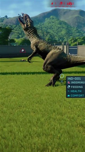 İndominus Rex goat feeding - Jurassic World Evolution