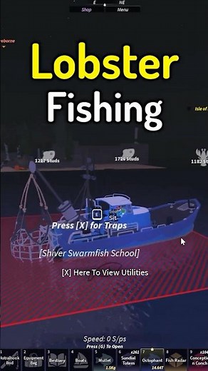 Easy Lobster Fishing with Max Level 2500 Rod in Roblox Fisch Tryhard