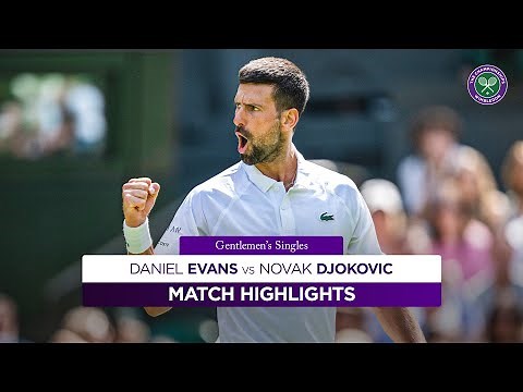 Practically untouchable! | Daniel Evans vs Novak Djokovic | Highlights | Wimbledon 2025