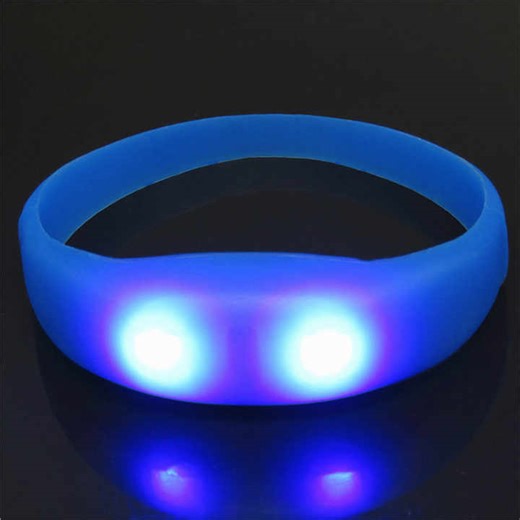LED Silicone Glow Bracelets for Party Sound Activated Luminous Wristbands As Cheering Props Promotional