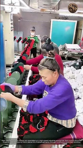 Industrial Sewing High-Speed Textile Assembly Process Explained: Watch How Clothes Are Sewn