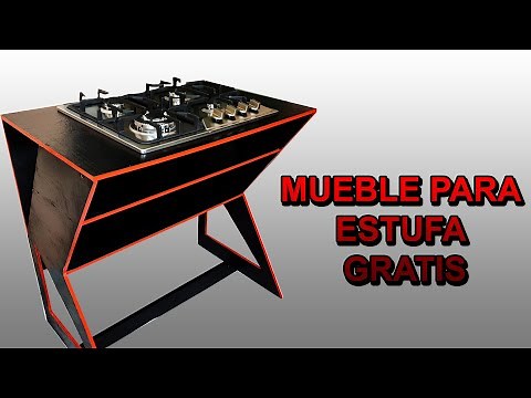 ¿CÓMO HACER UN MUEBLE PARA PARRILLA EMPOTRABLE? HAZLO TÚ MISMO, DESCARGA EL DISEÑO.