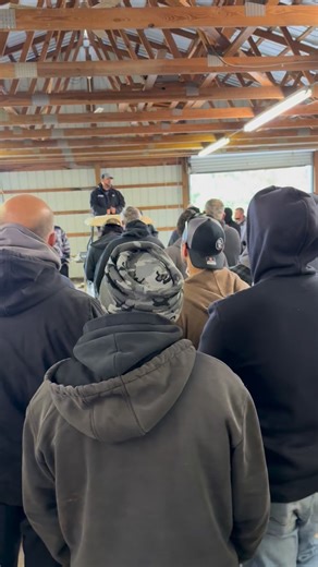 Drivers meeting underway #jimbosderbyshop #demolitionderby #Deadman #derby #demo | JimBo's Derby Shop