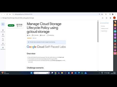 Manage Cloud Storage Lifecycle Policy using gcloud storage || Lab Solution || Google Arcade 2026