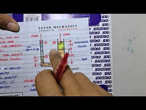 Manometer Problem Solving_1/6 Problems_FLUID MECHANICS