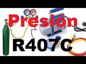 Refrigerant pressure of R407C: Low and hight PRESSURES