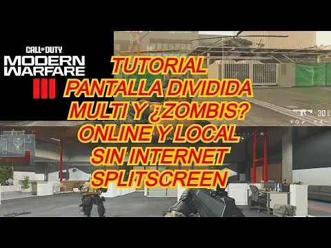 SPLIT SCREEN TUTORIAL COD MODERN WARFARE 3 MULTIPLAYER ZOMBIES? ONLINE AND LOCAL