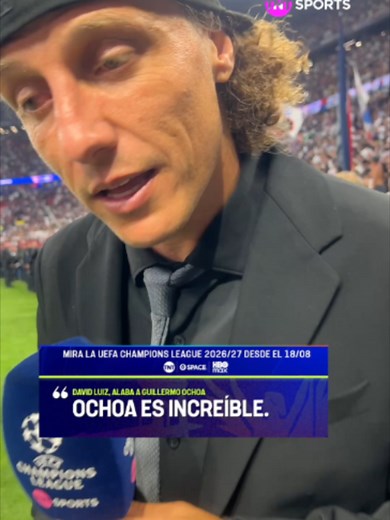 ¡David Luiz le tiró flores a Guillermo Ochoa! 💐🇲🇽 #BenditaChampions #UCLFinal #TNTSportsEnHBOMax #ChampionsLeague #TikTokDeportes