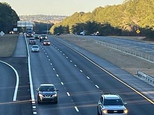 Crash on Interstate 185 in North Columbus leaves all lanes closed in area