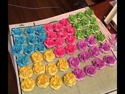 Wild Paper Rose tutorial/ Tattered Florals/Tim Holtz DIY Curly Rose