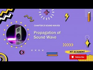 Sound Waves: Propagation of sound wave | STPM Physics