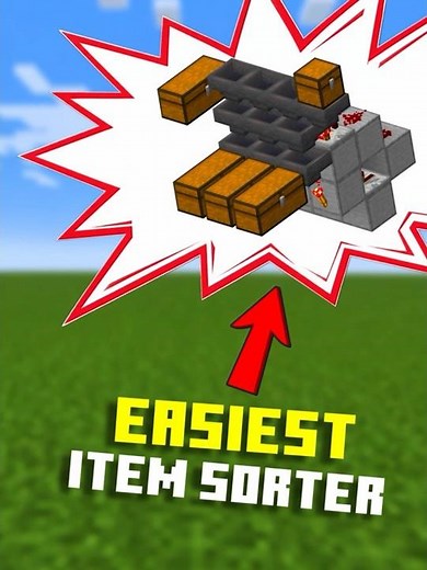 How to Build an Item Sorter in Minecraft 💡