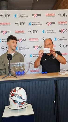 Aargauer Fussballverband AFV on Instagram: "+++ Live-Auslosung Cup +++ 1/8-Final Herren & 1/4-Final Frauen #AFVdraw #AxpoAargauerCup #RoadToSeengen"