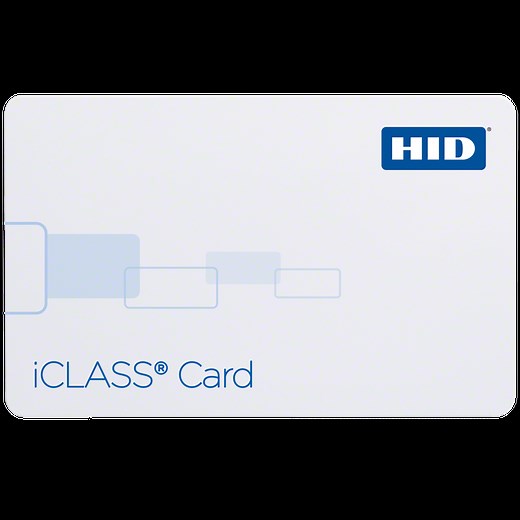HID 2000 iCLASS SR 2k/2 PVC Smart Card