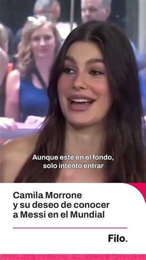 Camila Morrone quiere conocer a Messi en el Mundial 2026: "Solo necesito una foto"