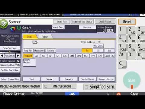 How to Set Common Scan Defaults on Your Ricoh/Savin IM Series