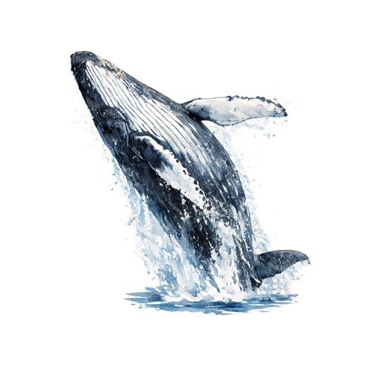 20 Whale Clipart – Adorable Watercolor Collection, Transparent Pngs for Nursery Art, Scrapbooking, and Underwater Themes, Commercial Use - Etsy