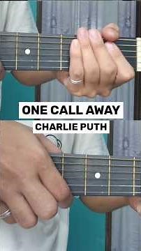 One Call Away - Charlie Puth | Guitar Tutorial For Beginners #onecallaway #charlieputh #guitarchords