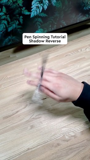 Ryzing Spins on Instagram: "How to SHADOW REVERSE! 🌘 Practice letting go of the pen and having it spin on top of the hand. Once you get that down, practice the catch. 👍 👉 Save and share this reel to your friends! ☺️ Don't forget to like and follow! Let's learn pen spinning together! 🤝 #penspinning #shadow #tricks #satisfying #tutorial #howto #reelstutorial #penspinningtutorial #slowmotion #youcandoit"