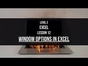 Level 2 Excel Lesson 12: Window options in Excel