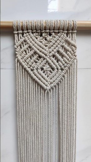 Boho Macrame Wall Hanging #macramewallhanging #macramewalldecor #walldecor #wallhanging #macrame