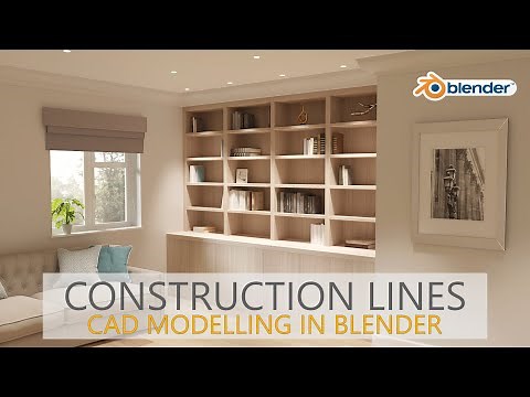 Installing And Using Construction Lines For Blender