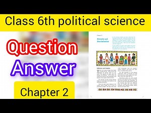 Diversity and Discrimination class 6th civics Question answer|| class 6th civics chapter 2 || jKBOSE