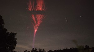 Watch: Rare 'upside-down lightning' spotted in Puerto Rico