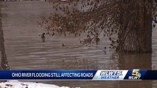 Ohio River flooding still affecting roads, neighbors from New Richmond to the East End