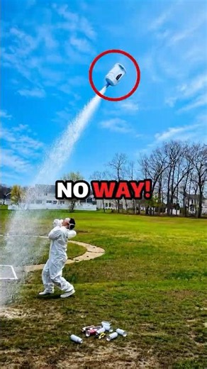 How High Can a Water Bottle Rocket Go 😱