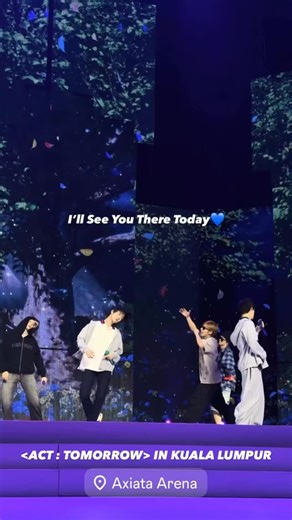TXT India Fanbase 🇮🇳 on Instagram: "[260214] #TXT Instagram Story !! (@.txt_bighit) " I'll See You There Today 💙 IN KUALA LUMPUR " 🔗instagram.com/stories/txt_bi… #투모로우바이투게더 #TOMORROW_X_TOGETHER #ACT_TOMORROW #TXT_TOUR_ACTTOMORROW"