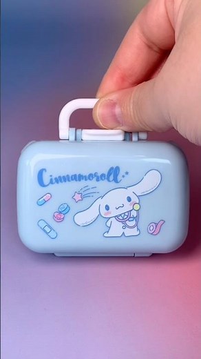 Sanrio cinnamoroll miniature snack box packing candy jelly gummy chocolate asmr food mukbang