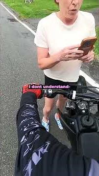 Karen gets mad at kid for riding his dirt bike 🤔 ‪@ThrottledUp‬