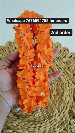 Customised 16 inch kanakabaram string/real look like kanakabaram flower#ytshortsytshorts #ytviral