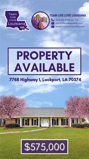 Maria Cardwell Thorn | Louisiana Realtor on Instagram: "Space. Privacy. Versatility. 🌿✨ Set on 2.2 peaceful acres in Flood Zone C, this 3-bedroom, 3-bath home delivers the kind of lifestyle you don’t find every day. Brazilian cherry wood floors, multiple living spaces, and a wet bar make entertaining easy 🍷🏡 The oversized primary suite features a spa-style bath and room to unwind. Step outside to a covered patio, beautifully landscaped grounds, a barn with a two-car garage, plus a guest apart