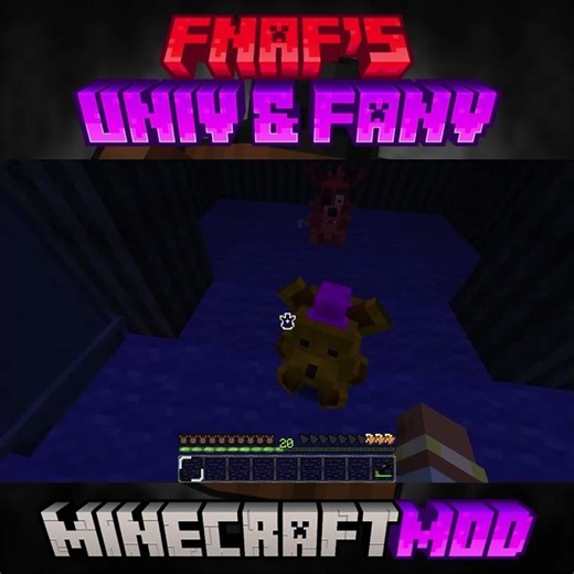 animatronics can now pass through the block below #minecraft #fnaf #shorts