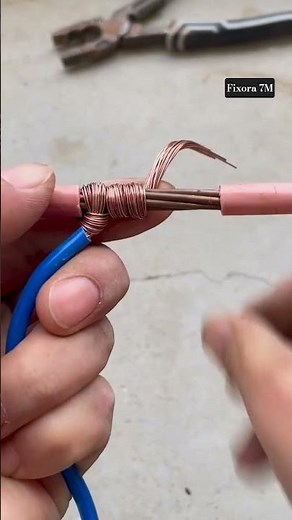 How to Join Copper Wires Like a Pro | Best Electrical Connection Trick 🔌#shorts