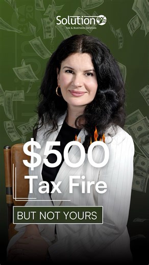 “$500 Tax Fire — But Not Yours” You just watched $500 go up in...