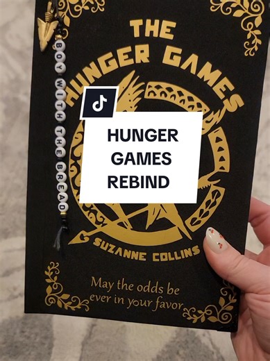 The Hunger Games book rebind #thehungergames #catchingfire #mockingjay #allfire #sunriseonthereaping