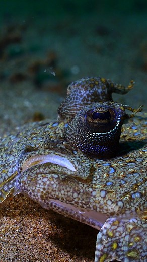 The leopard flounder (Bothus pantherinus) | Ocean Reality Channel