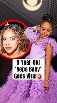 8-Year-Old ‘Nepo Baby’ Goes Viral #shorts #AuraV #GrammyAwards