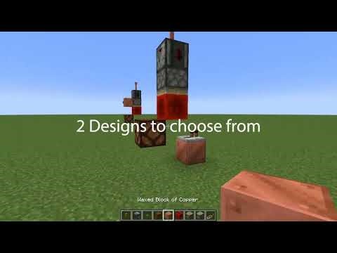 How To Build A Lightning Powered Switch Machine | Minecraft Redstone Tutorial