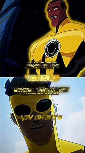 Sinestro vs Sinister Mark #vivshorts
