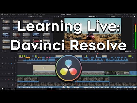 Learning Davinci Resolve Live #9 (: