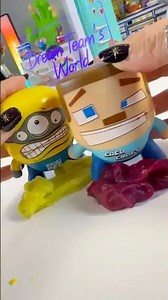 hangrees despicable pee & caca craft asmr slime making