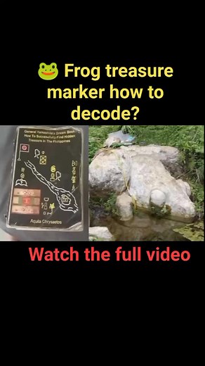 Frog treasure marker how to decode #frog #treasure #gold #yamashita #lostgold #ww2 | TH.HUB