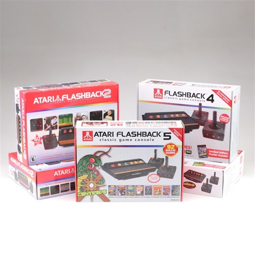 Atari Flashback 2, Flashback 4 and Flashback 5 Video Game Consoles