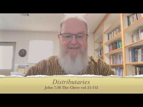 "Dis-tributaries" The Chew vol 25-152, a Quill Organic Ministry
