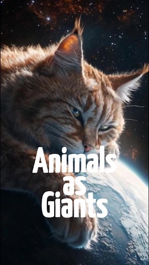 ‏Animals as Giants Fusion #midjourney #aiart #animals